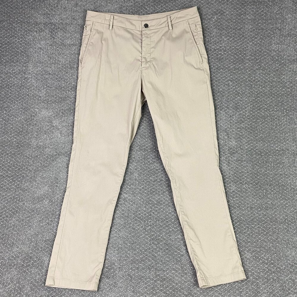 Birddogs Pants Men's 34 x 30 Measures 35 x 29 Khaki Tan 6 Pocket Stretch